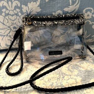 Sakroots clear clutch/crossbody